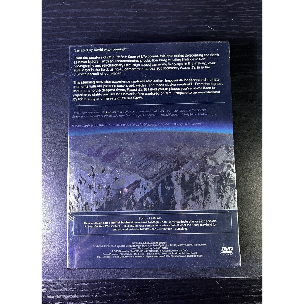 Planet Earth: The Complete Series 2007 DVD 5-Disc Set Brand New Sealed - Picture 3 of 7